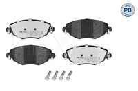 Bremsbelagsatz, Scheibenbremse MEYLE-PD: Advanced Performance A 025 232 7918/PD