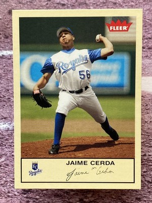2005 Fleer Tradition Jaime Cerda #208 Kansas City Royals
