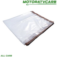 All-carb 8x10ft Plastic Clear Tarps W Grommets Tarps For Patio Enclosure 8mil
