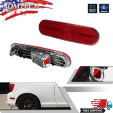 For 02-05 Honda Civic Si EP3 3DR Red Lens Rear Bumper Reflector Lights LH+RH Set