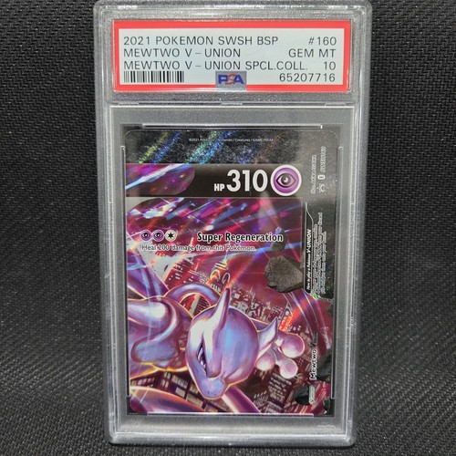 Mewtwo V-UNION graded PSA 10 for sale on eBay