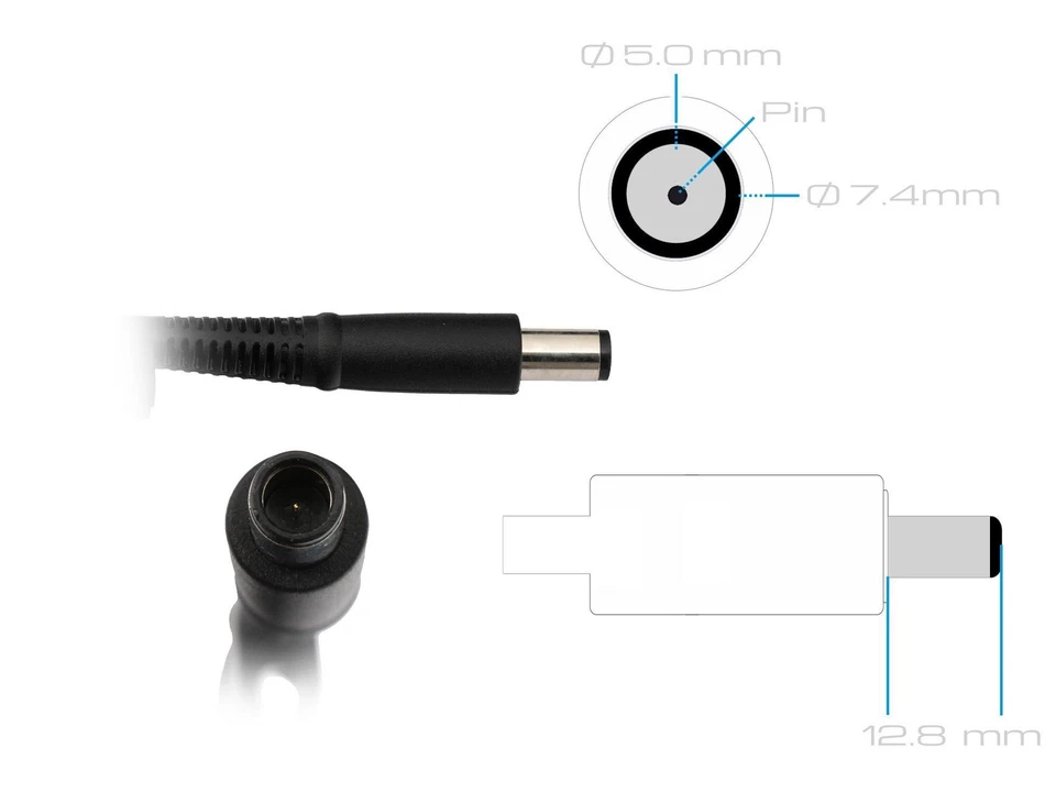 HP Netzteil für ProBook 4540s 65,0 Watt 19,5V - Bild 3 von 4