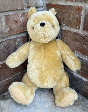 Classic Pooh Gund 12" Jointed Poseable Disney Collector Plush Mohair Winnie Bear