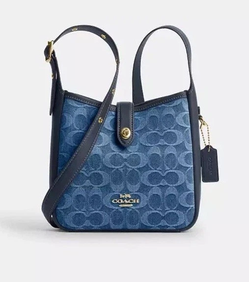 Coach Blue Signature Handbag for sale | eBay