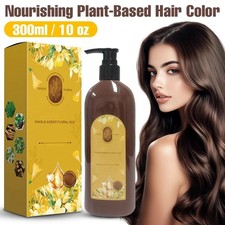 Nourishing Plant-Based Hair Color,Nourishing Plant Hair Dye,Long-Lasting 300ml