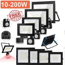 Outdoor LED Floodlight PIR Motion Sensor Garden Outside Flood Security Lights UK