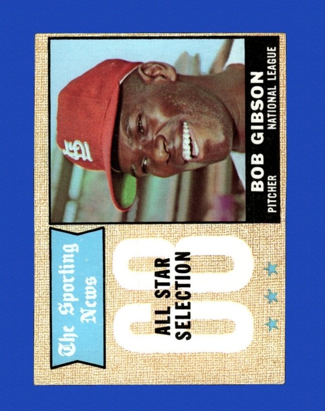 1968 Topps Set-Break #378 Bob Gibson VG-VGEX *GMCARDS*