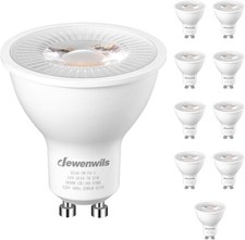 10-Pack GU10 LED Bulb Dimmable 3000K Warm White GU10 Bulb Replacement Track