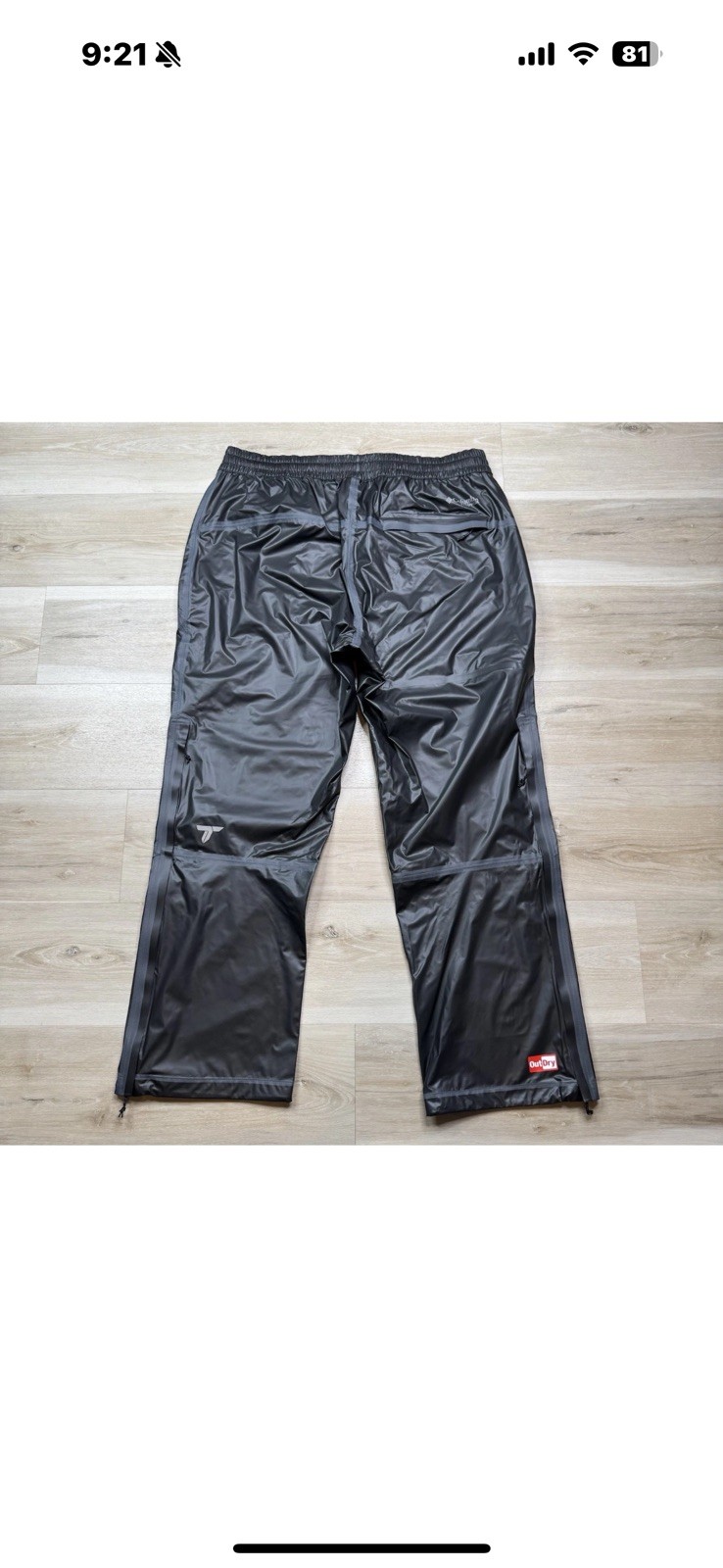 Womens Columbia Titanium OutDry Extreme Wyldwood Rain Pants Waterproof Sz XL