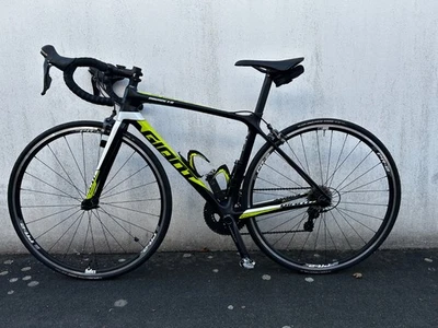 rennrad carbon, Giant TCR Advanced, Carbonblack/racegreen, Shimano Ultegra.  - Bild 1 von 4