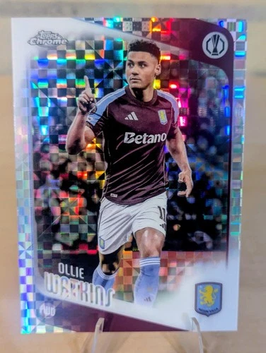 2025-26 Topps Chrome Uefa Club Competitions - Ollie Watkins #124 X-Fractor