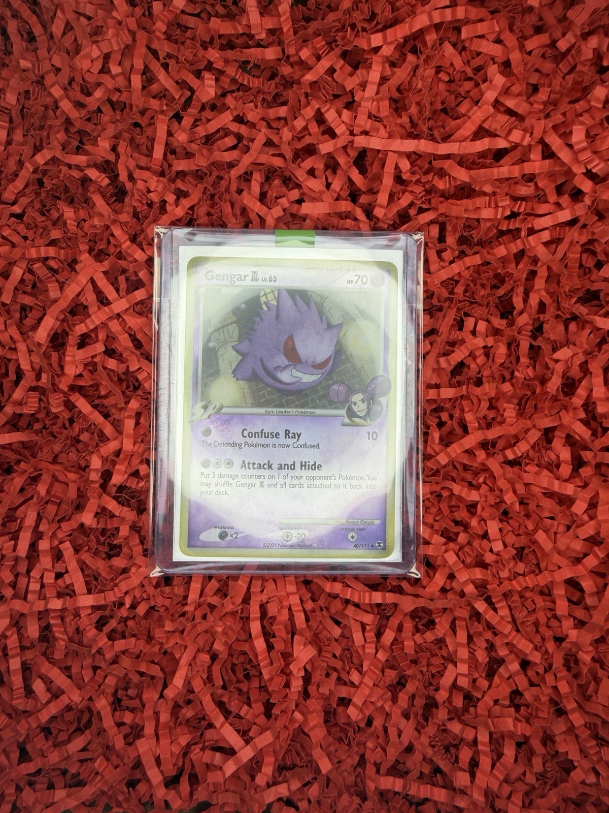 REVERSE HOLO - Gengar GL 40/111 - Rising Rivals - LP - Pokemon TCG