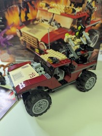 LEGO Dino Attack: Fire Hammer Vs. Mutant Lizards (7475) 100% Complete + Manual