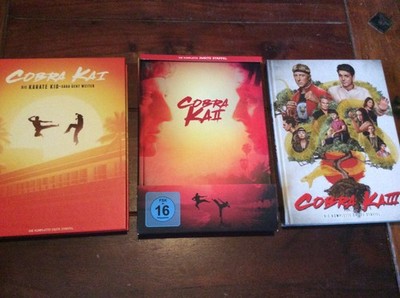 Cobra Kai - Staffel 1 2 3 [6 Blu Ray]  3x Mediabook Ralph Macchio KARATE KID