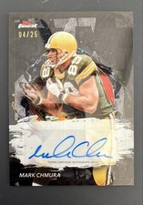 2024 Topps Finest - Finest Autographs Mark Chmura #FA-MC Black Refractor /25...