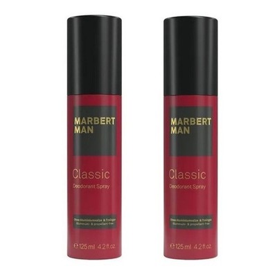 Marbert Man Classic Natural Deodorant Spray 2 x 125 ml