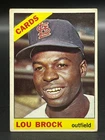 1966 Topps - Lou Brock #125 Cardinals VGEX