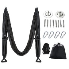 New Best ZELUS Aerial Yoga Swing Sling Strong Hammock Kit Set Trapeze Inversion