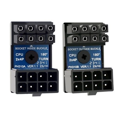 CPU 8Pin Power Steering Connector 180 Degree Adapter 8 Pin Power Adapter
