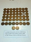 Lot #906 50 Penny Coins 1858 Flying Eagle & 1859 Indian Ends 8 More 1896-1907