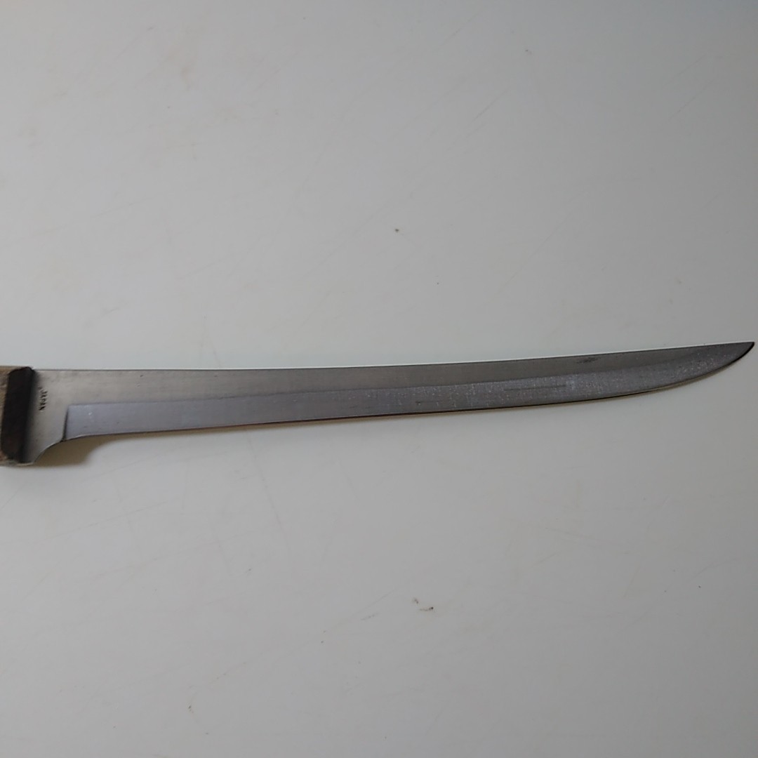 Vintage Japan Washington Forge Filet Fillet Knife 7.5" High Carbon Blade