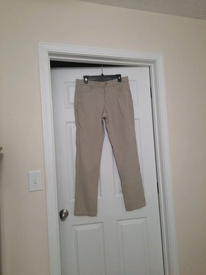 Cintas Women's 10 Khaki Comfort Waist Workwear Pockets Straight Leg Pants