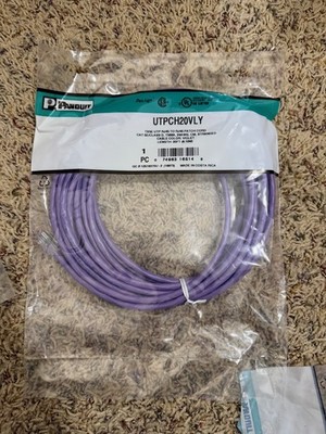 Panduit UTPCH20VLY Cat-5E 20ft Patch Cord Violet