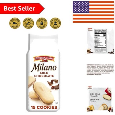 Indulgent Milano Milk Chocolate Cookies - 6 Oz | Perfect for Elevating Moments