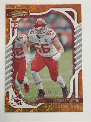 2022 Panini Absolute - Rookies George Karlaftis #162 Spectrum /199 (RC)