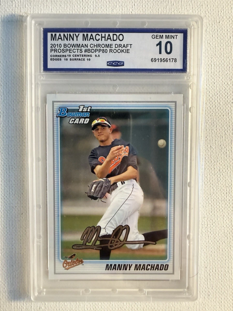 Bowman Manny Machado Baseball Sports Trading Cards & Accessories
