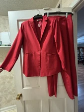 Pretty Garden Pants Suit Jacket Pant Set  Blazer  Formal Holiday Party