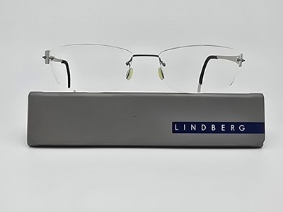 Lindberg Spirit Titanium Col U38 Matte Gunmetal Rimless Eyeglasses Frame G2U