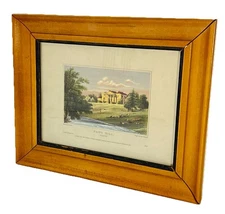 Pains Hill Surrey Framed Vintage Art Print Engraving Style Landscape Wall Decor