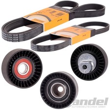 CONTI KEILRIPPENRIEMEN+SPANN/UMLENKROLLEN passend für BMW 3er 5er X5 E39 E46 E53