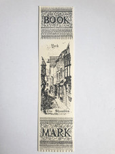 BOOKMARK Colin Williamson York The Shambles Yorkshire illustration regalo...