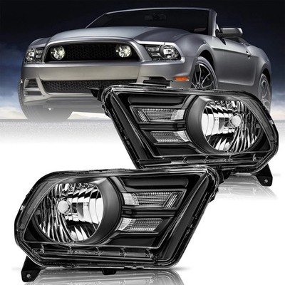 Projector Headlight Assembly Compatible with 10-14 Ford Mustang (NOT for Hid/Xen