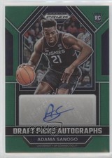 2023-24 Panini Prizm Draft Picks Green Adama Sanogo #DPA-ASG Auto 0c6