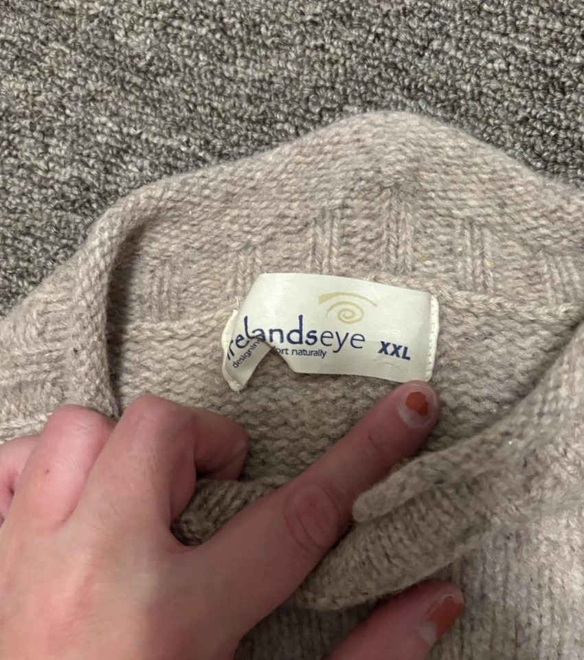 Suéter Ireland’s Eye XXL de lana de cordero y seda  Foto 4 de 4