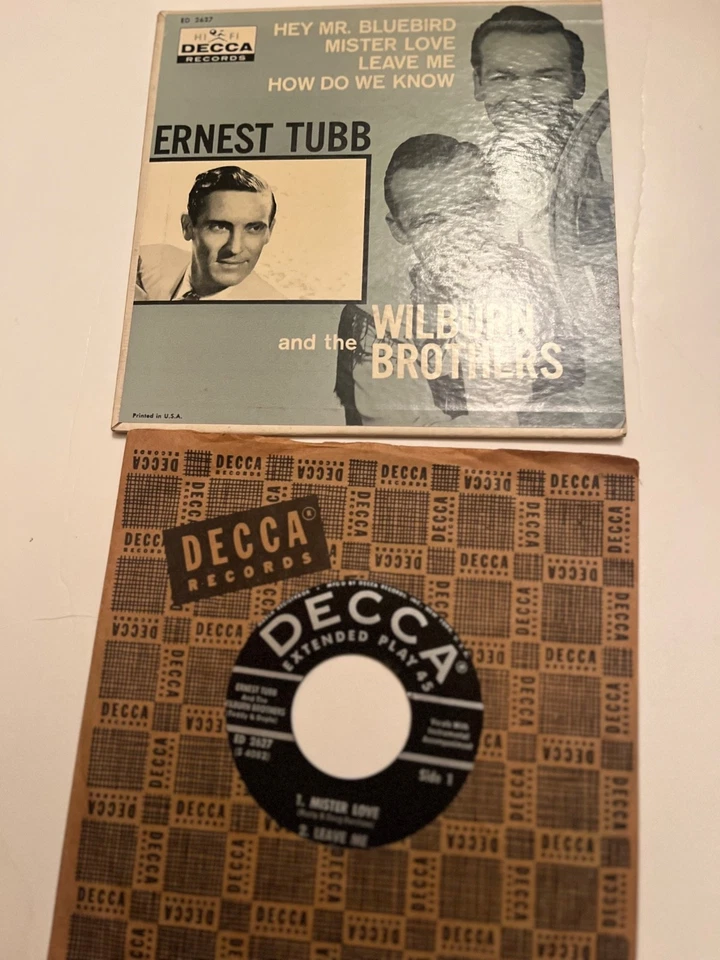Ernest Tubb - And The Wilburn Brothers - USA Decca EP EX+ - Image 3 of 4