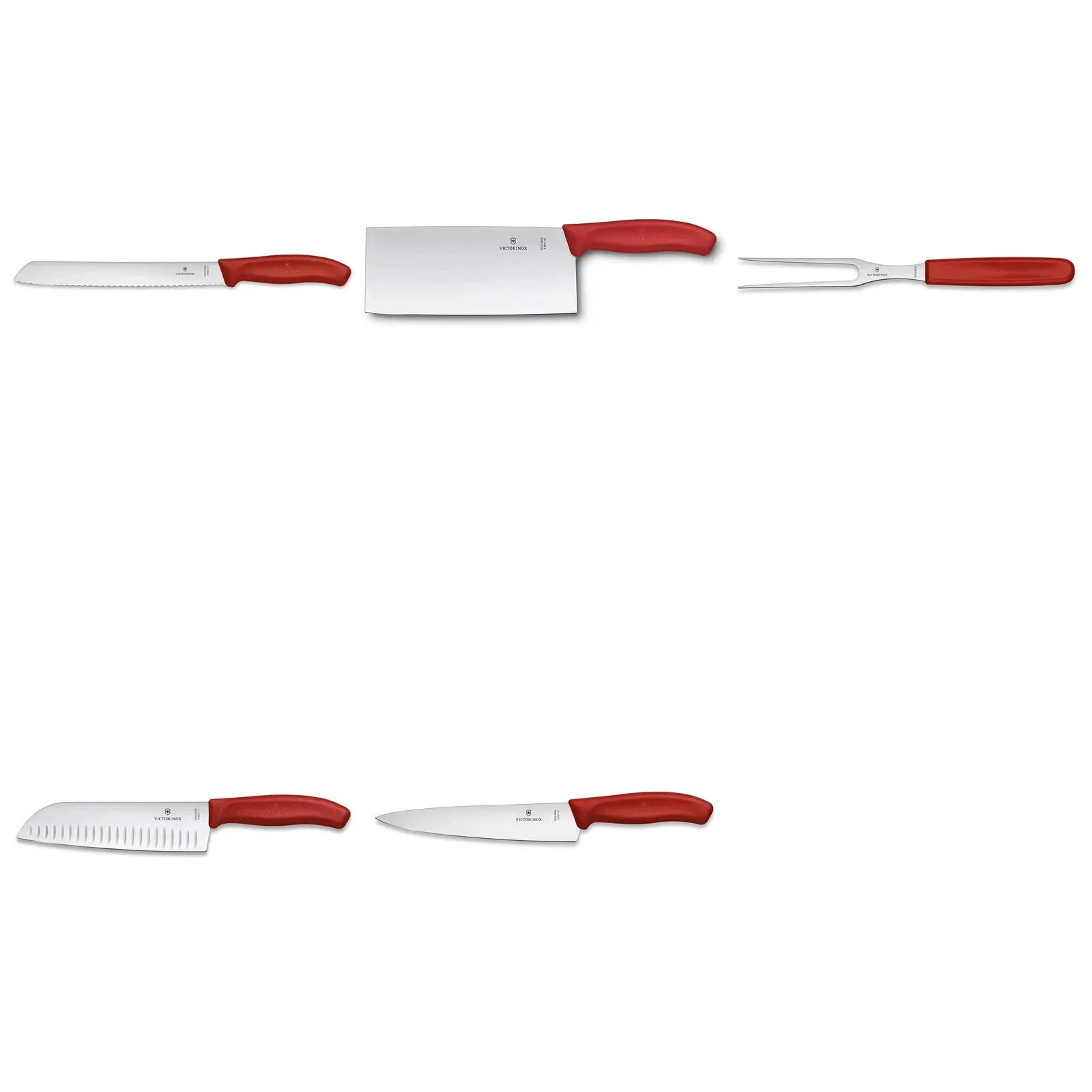 VICTORINOX Swiss Classic Knives Set, Red, Dishwasher Safe, Multi-Purpose, Japan