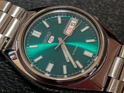 Seiko 5 Automatic Watch 7S26 SNXS Green Dial