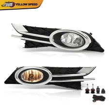 Fog Light w/Bezel+Wiring+Switch Front Left&Right Fit for 2014-2017 Honda Odyssey