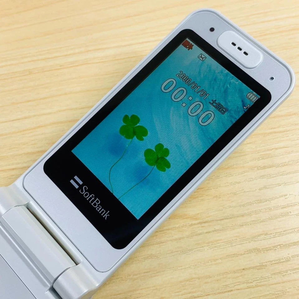 477 Softbank Aqua001Sc Japanese Flip phone Garakei Keitai Retro Mobile - Image 2 of 4