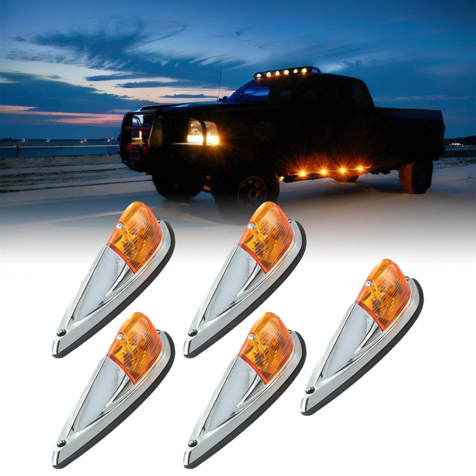 Brand New Office Outdoor Cab Roof Lights Replacements 5 Pcs Accessories - Image 4 of 4