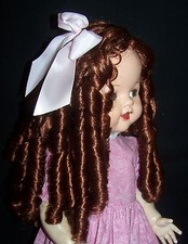 For 22" Saucy Walker New Long Wig with Ringlets in Red 103