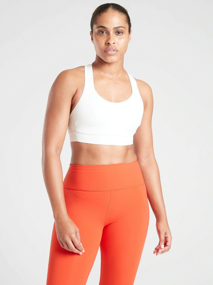Soutien-gorge de sport Athleta Hustle II femme 36d 36DD jaune dos de