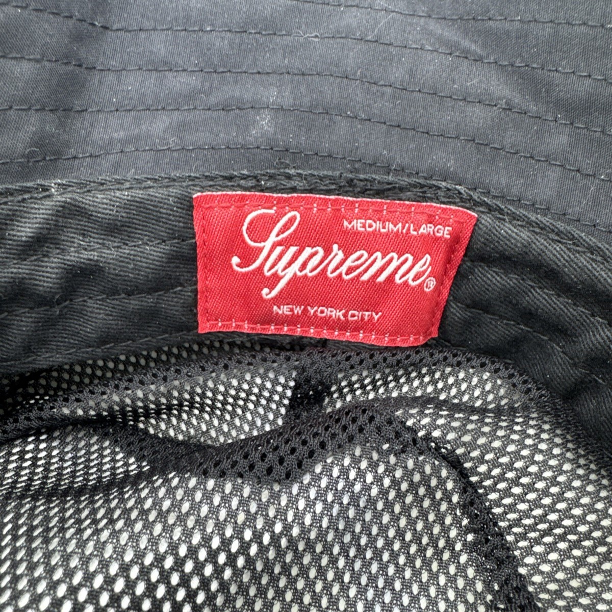 Supreme Gore-Tex Crusher Black Crusher Bucket Hat Size