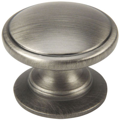 Cosmas Cabinet Hardware Antique Silver Round Cabinet Knobs #4702AS