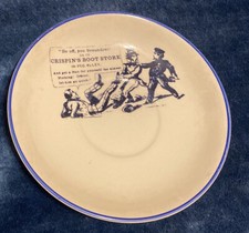 Crown Devon Staffordshire Fieldings England Porcelain Boot Store 6.5” Dish