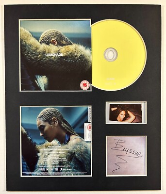 BEYONCE - Signed Autographed - LEMONADE - Album Display